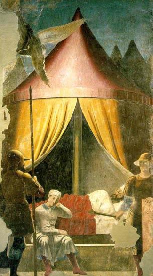 Piero della Francesca Constantine-s Dream Sweden oil painting art